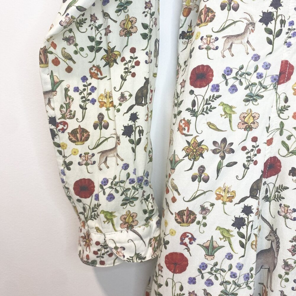 Samantha Pleet passion dress in ivory illuminated print - Picture 8 of 15